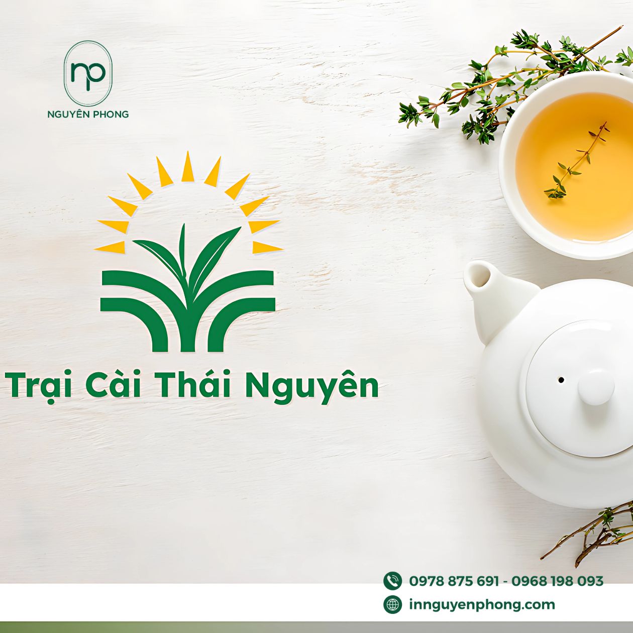 Mẫu logo chè 